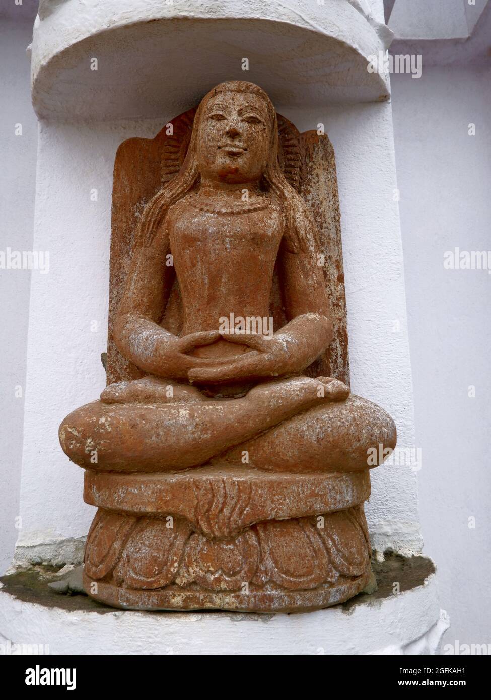 ADI Shankaracharya Idol, Temple Jagannath, Paduwa, Katni, Orissa, Inde Banque D'Images
