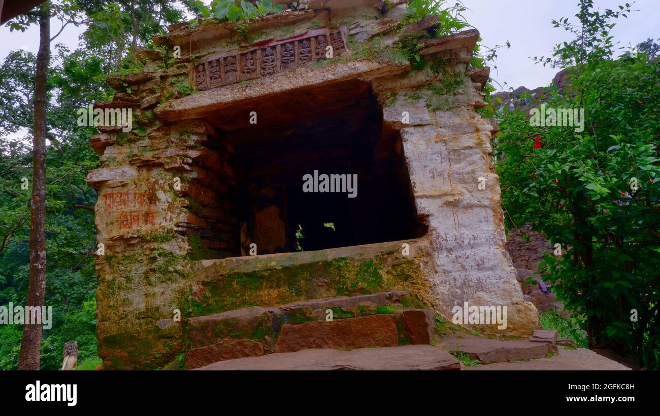 Le plus ancien temple de Lord Shiva, parc national de Kanger, Bastar, Chhattisgarh, Inde Banque D'Images