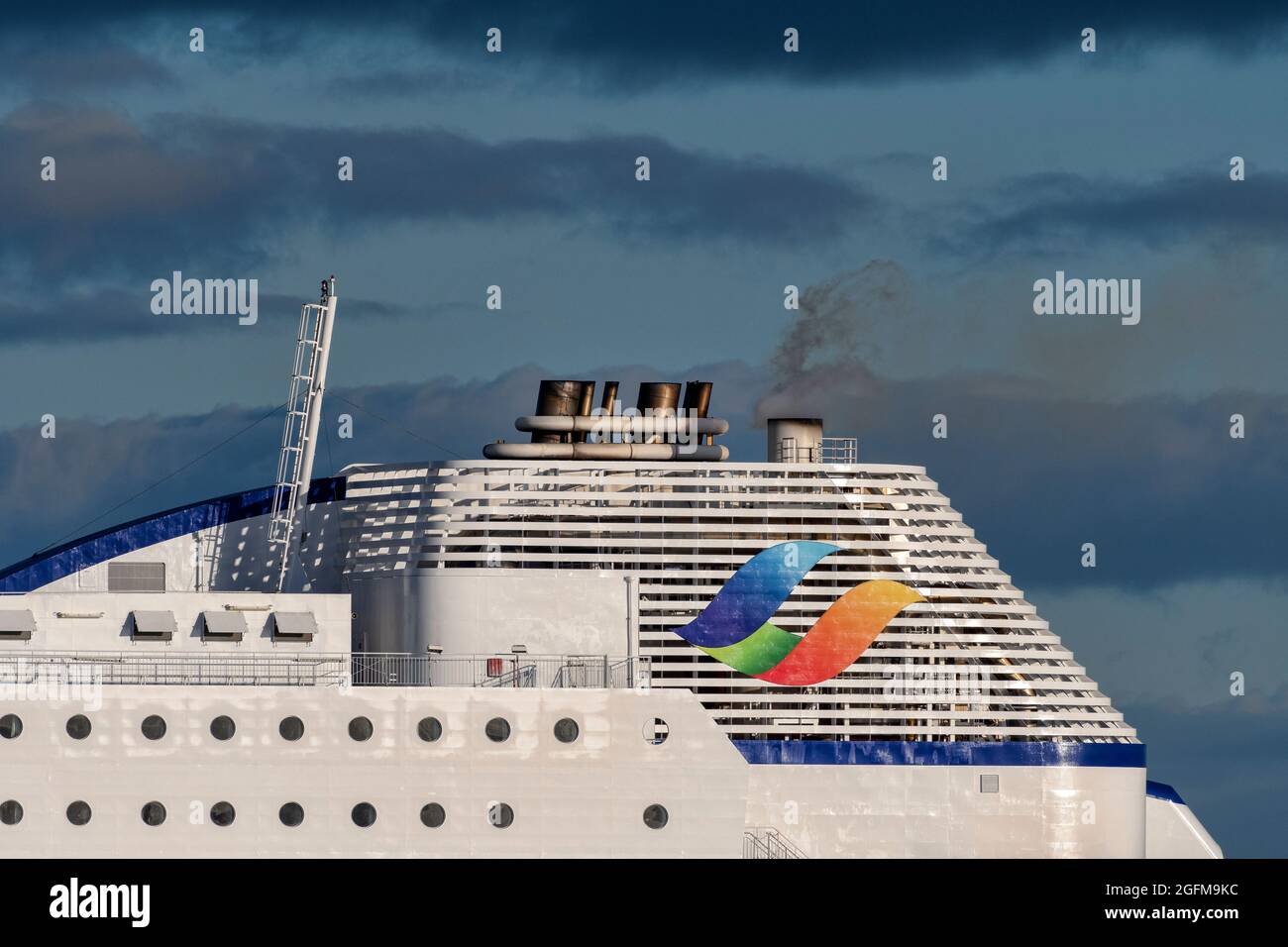 Le ferry Armorique est exploité par Brittany Ferries sur les routes entre l'Angleterre, la France et l'Irlande Banque D'Images