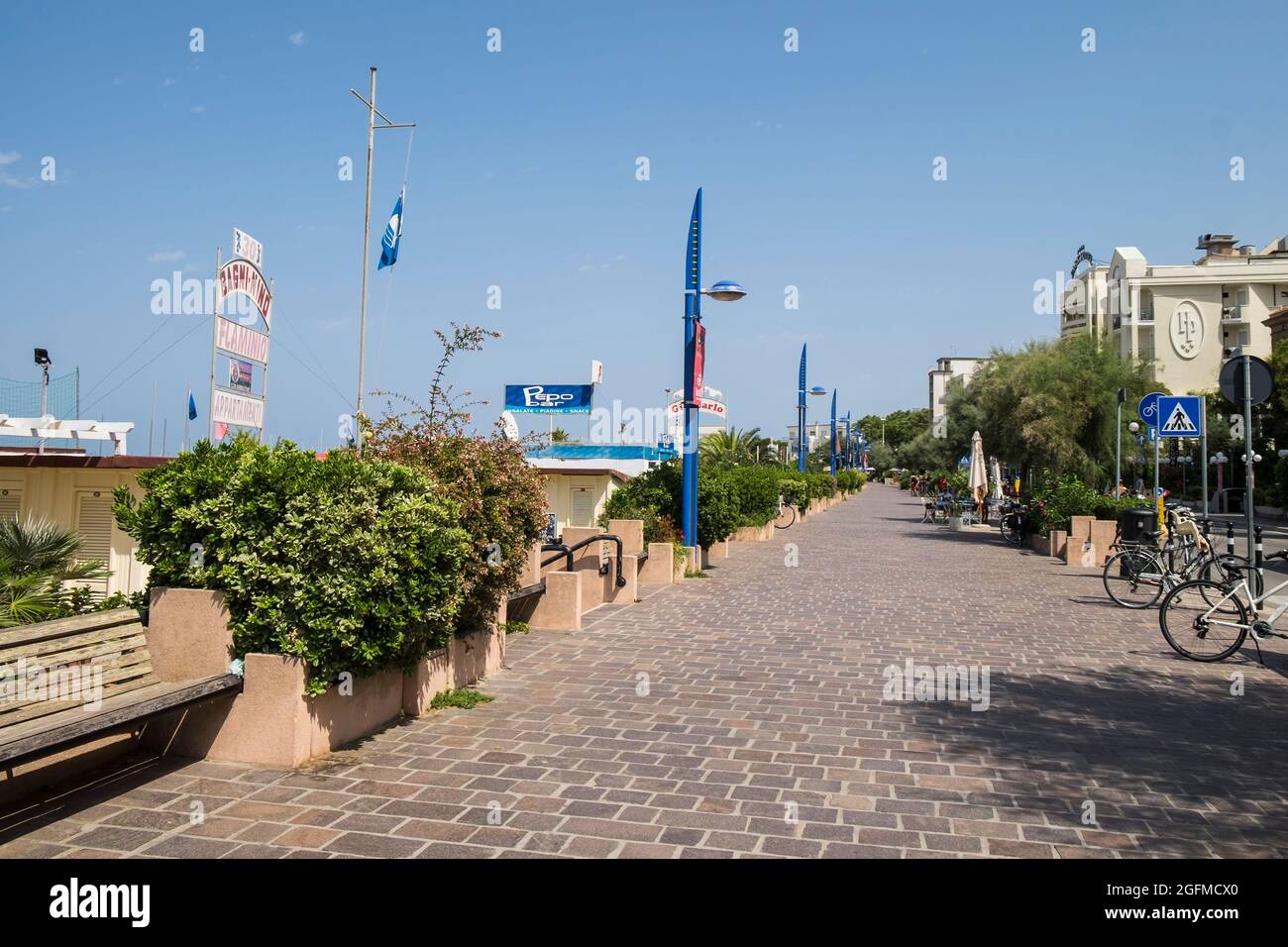 Italie, Cattolica Banque D'Images