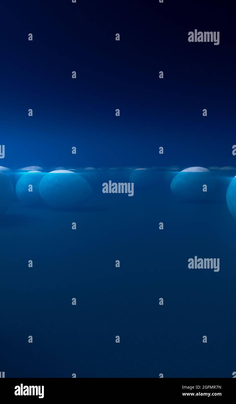 œufs d'une race étrangère Banque D'Images