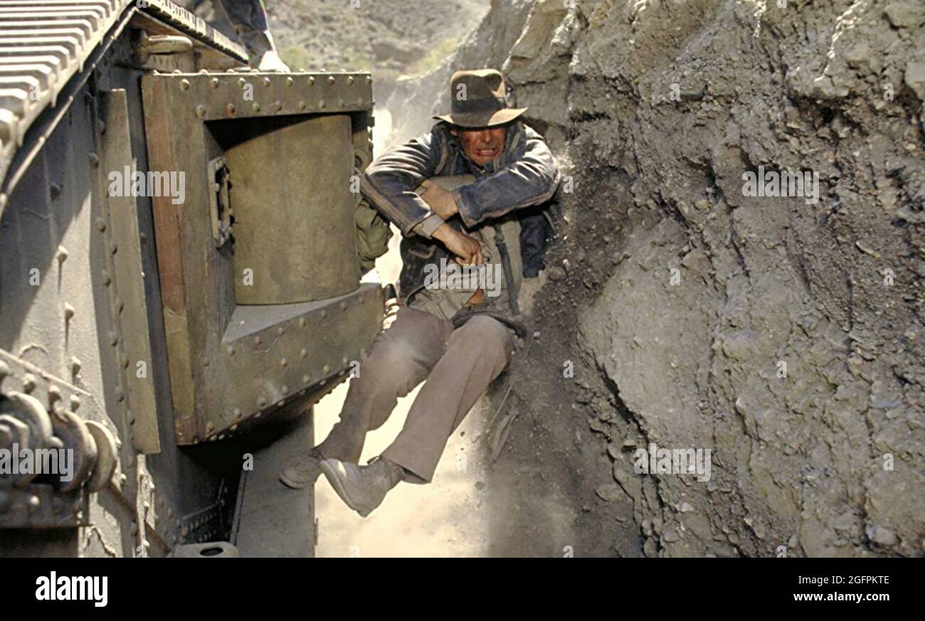 INDIANA JONES ET LA DERNIÈRE CROISADE 1989 Paramount Pictures film avec Harrison Ford Banque D'Images