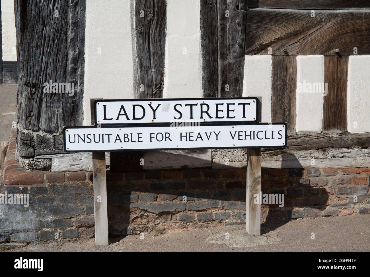 Rue Lady Lavenham Suffolk Banque D'Images