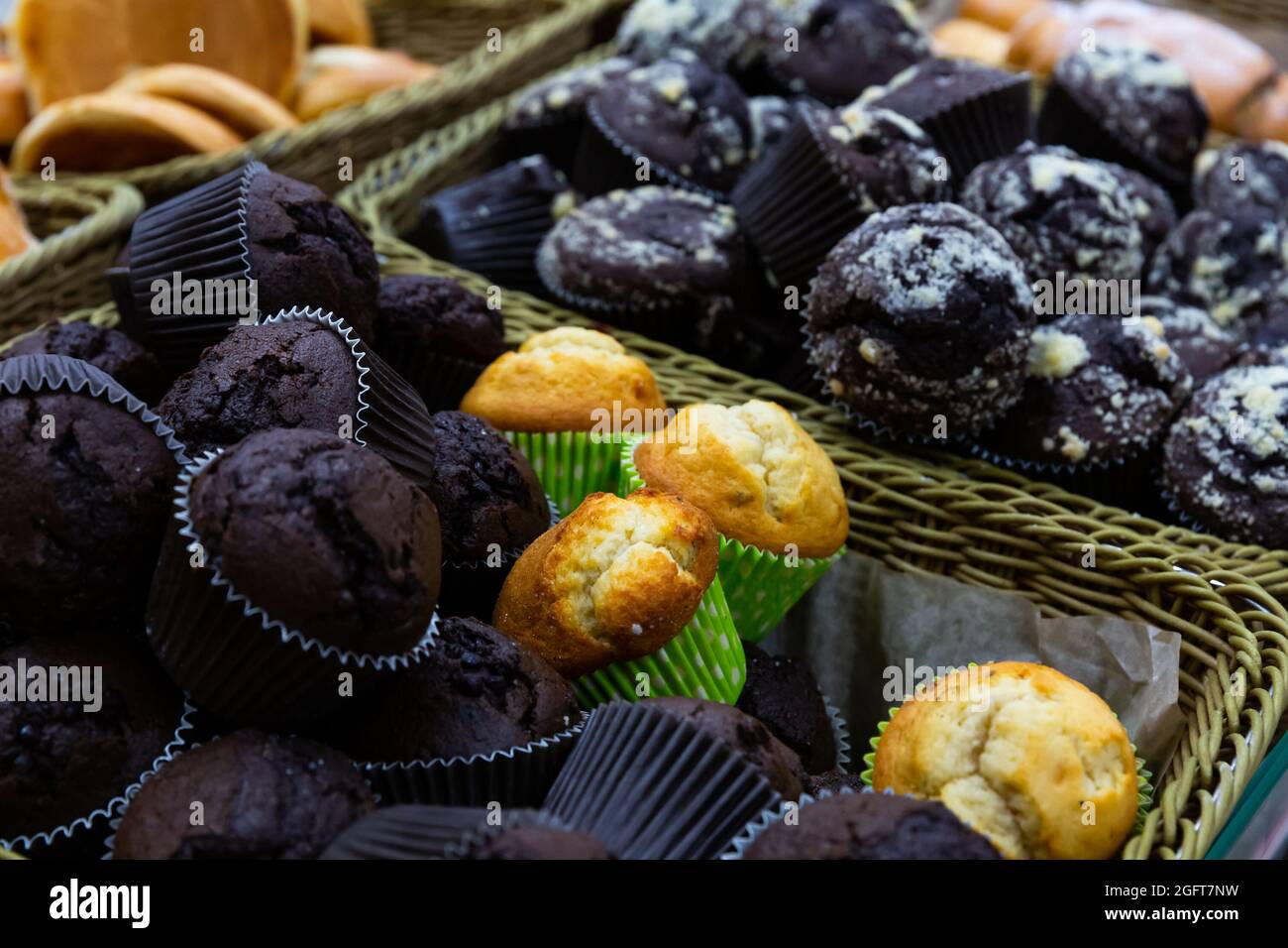 Magdalenas, muffins typiques de la plaine espagnole Banque D'Images