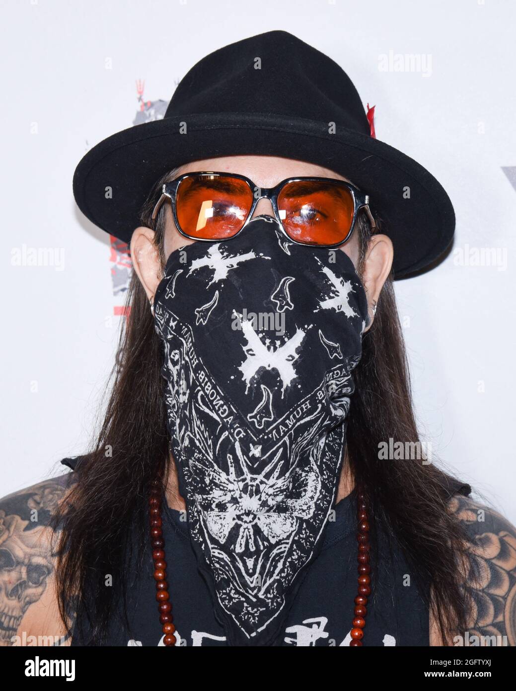 26 août 2021, Hollywood, Californie, États-Unis : Dave Navarro. Première de l'Art de la protestation. (Credit image: © Billy Bennight/ZUMA Press Wire) Banque D'Images