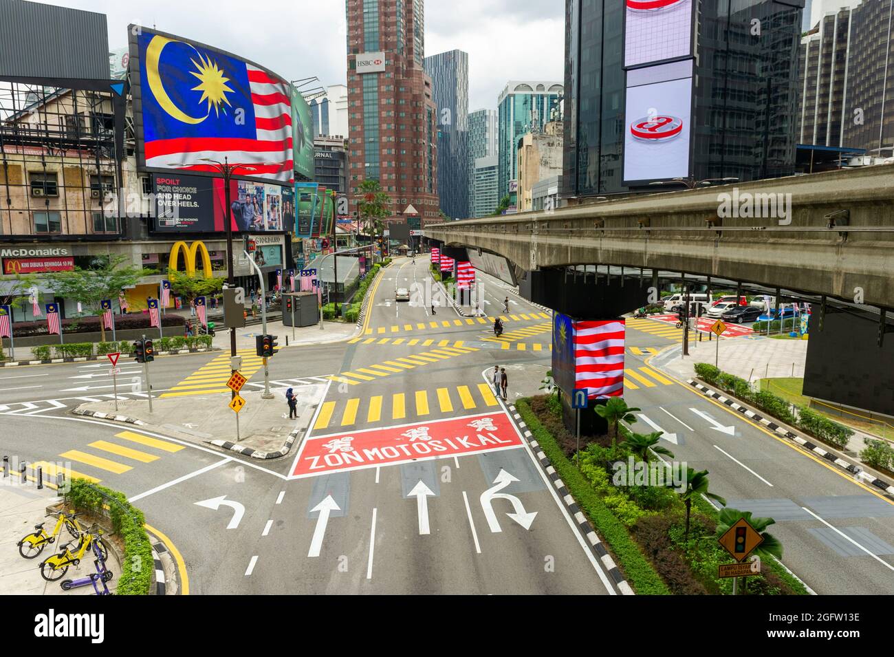 Shibuya-style Crossroads, Kuala Lumpur, Malaisie Banque D'Images