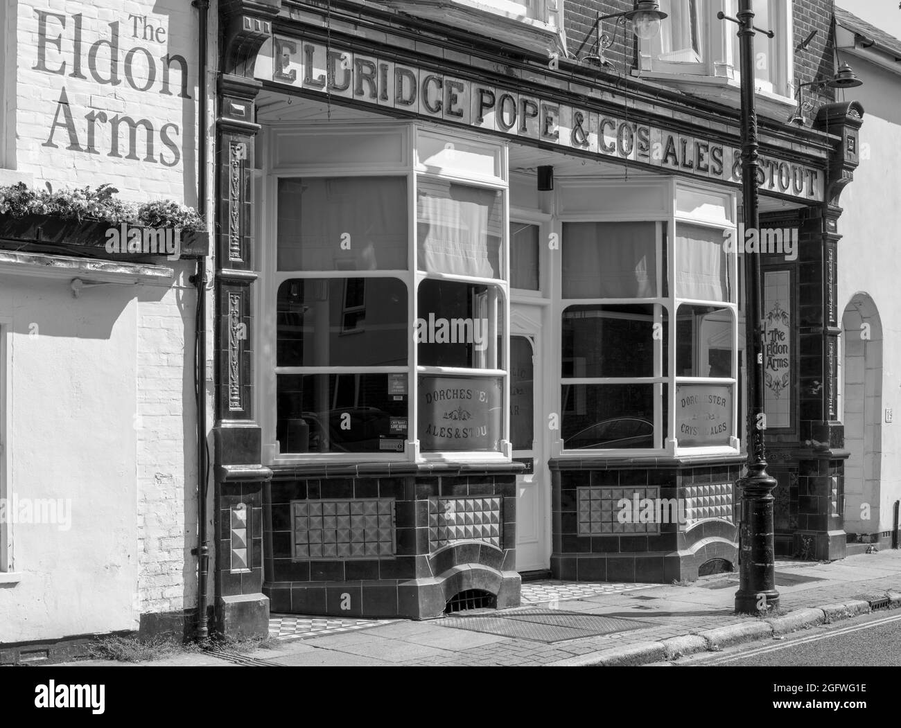 The Eldon Arms - maison publique - Eldon Street, Southsea, Portsmouth, Hampshire, Angleterre, ROYAUME-UNI. Banque D'Images