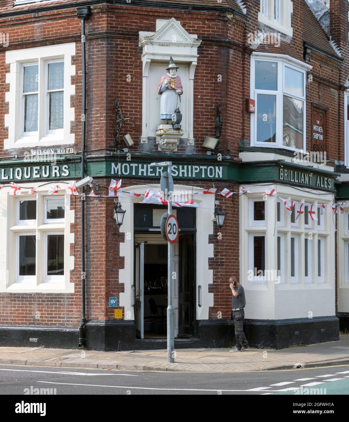 Maison publique mère Shipton, Twyford Road, Stamshaw, Portsmouth, Hampshire, Angleterre, Royaume-Uni Banque D'Images