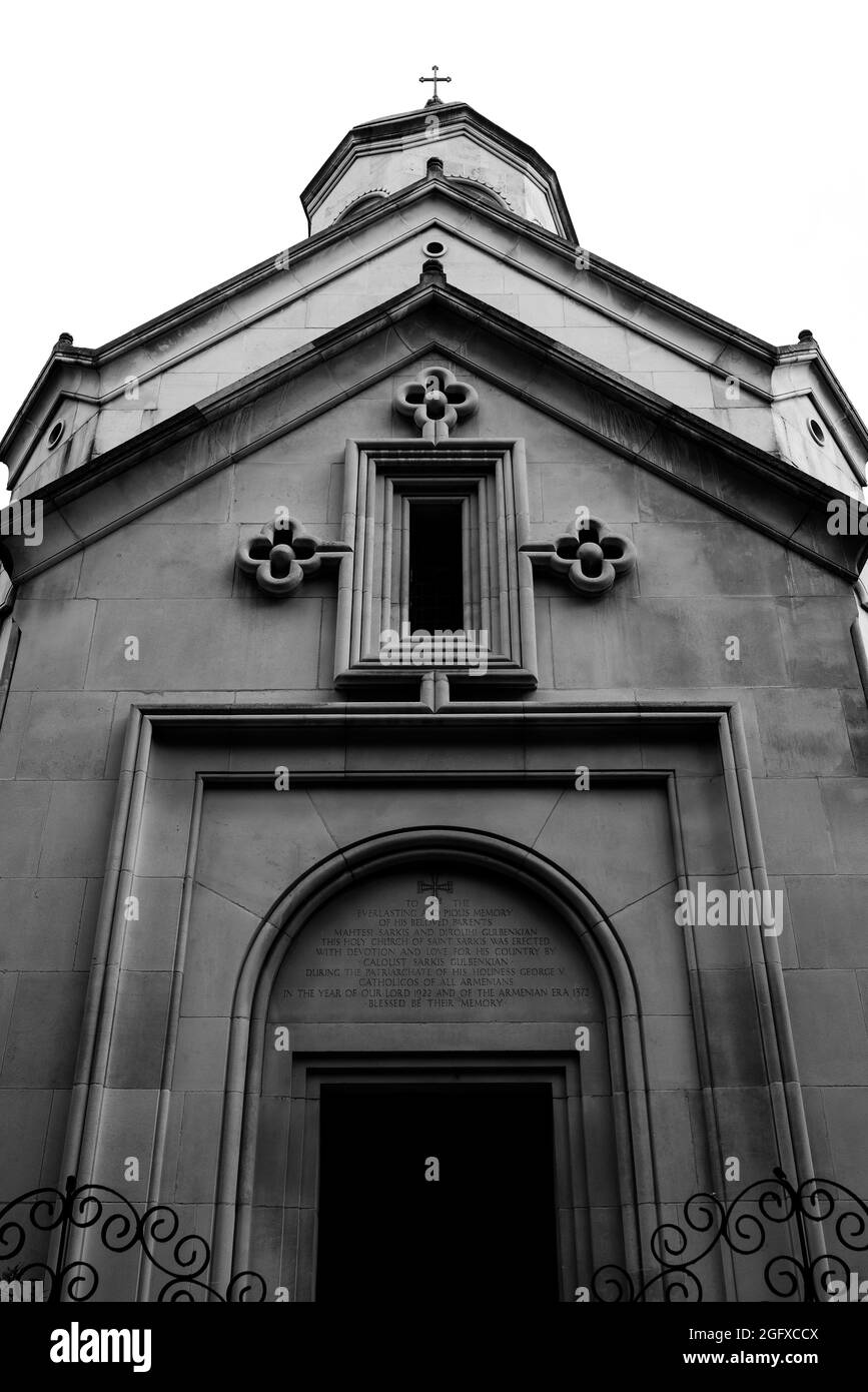 Église Saint-Sarkis à Londres Banque D'Images