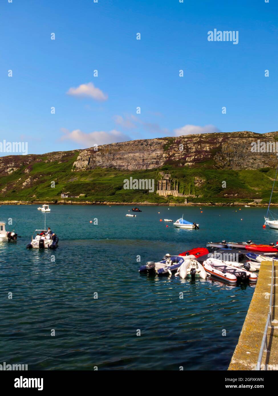 Journée ensoleillée sur la péninsule de Mizen Head à Crookhaven.County Cork, Irlande. Banque D'Images