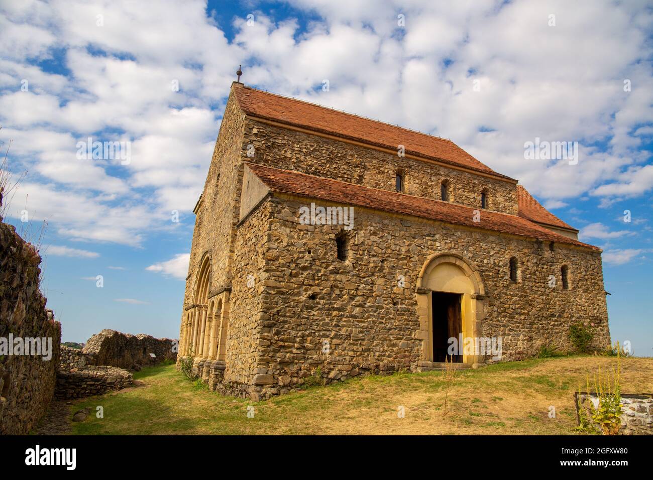 Kirchenburg in Cisnadioara, Transsilvanien (Michelsberg, Siebenbürgen), Rumänien Banque D'Images