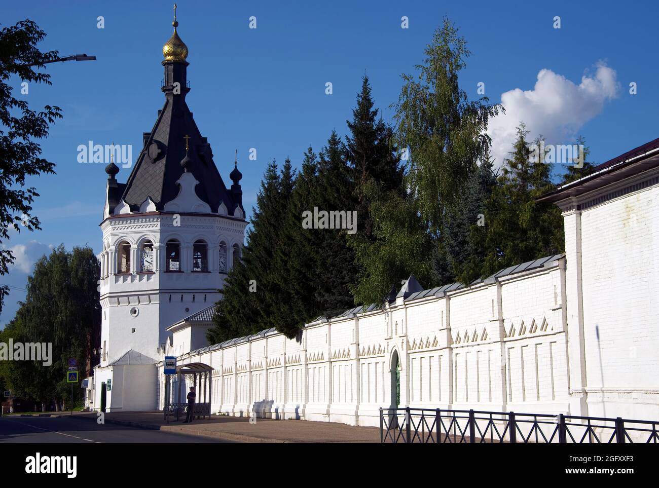 Clocher de la cathédrale Epiphany du monastère Epiphany-Anastasia à Kostroma. Banque D'Images