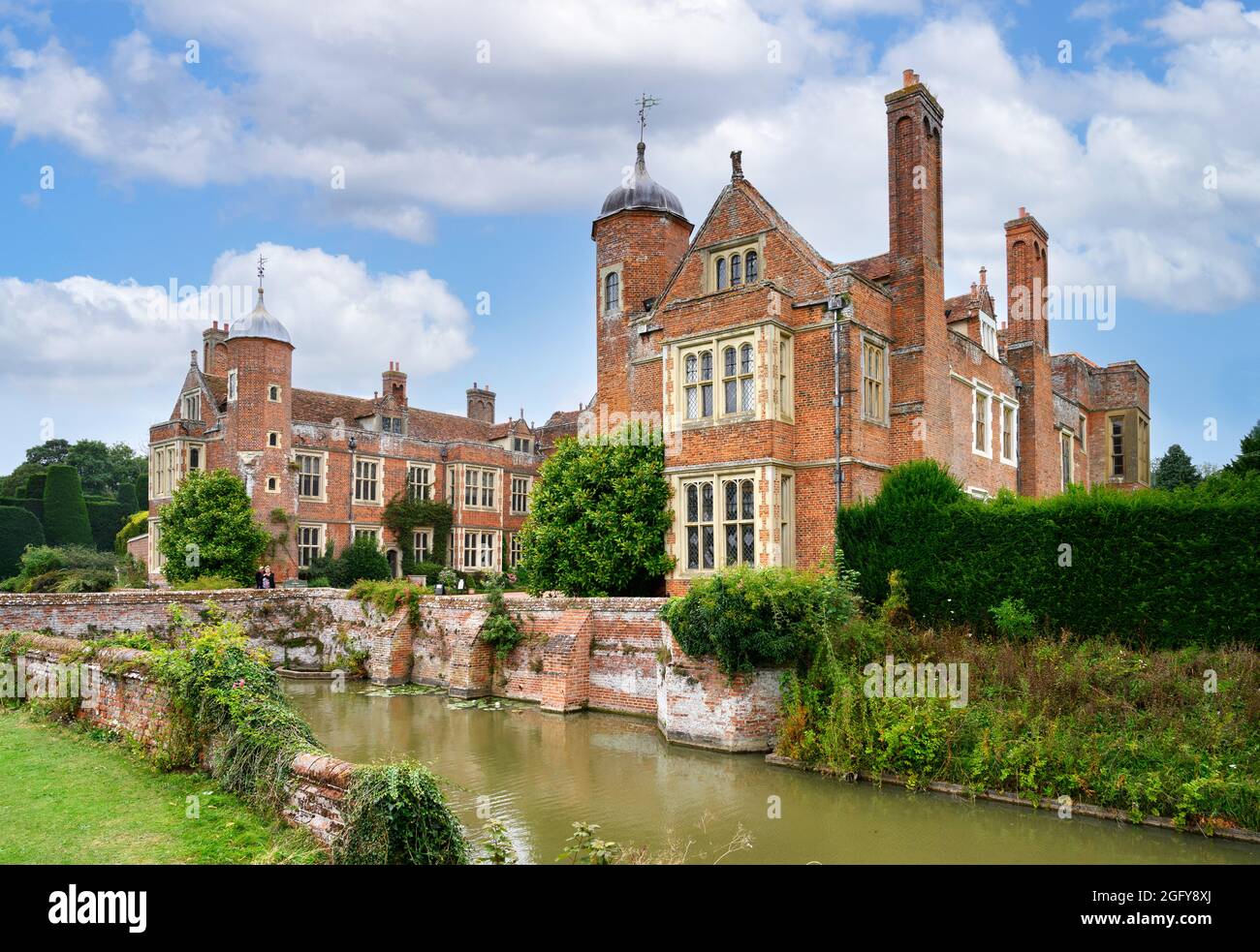 Kentwell Hall, long Melford, Suffolk, East Anglia, Angleterre, ROYAUME-UNI Banque D'Images