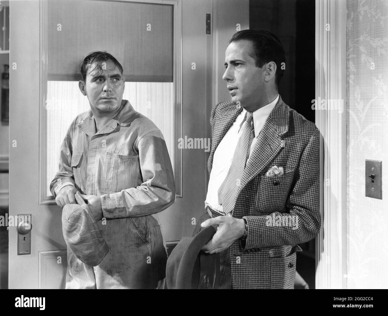 PAT O'BRIEN et HUMPHREY BOGART en CHINE CLIPPER 1936 réalisateur RAY ENRIGHT scénario original Frank Wead Warner Bros. Banque D'Images