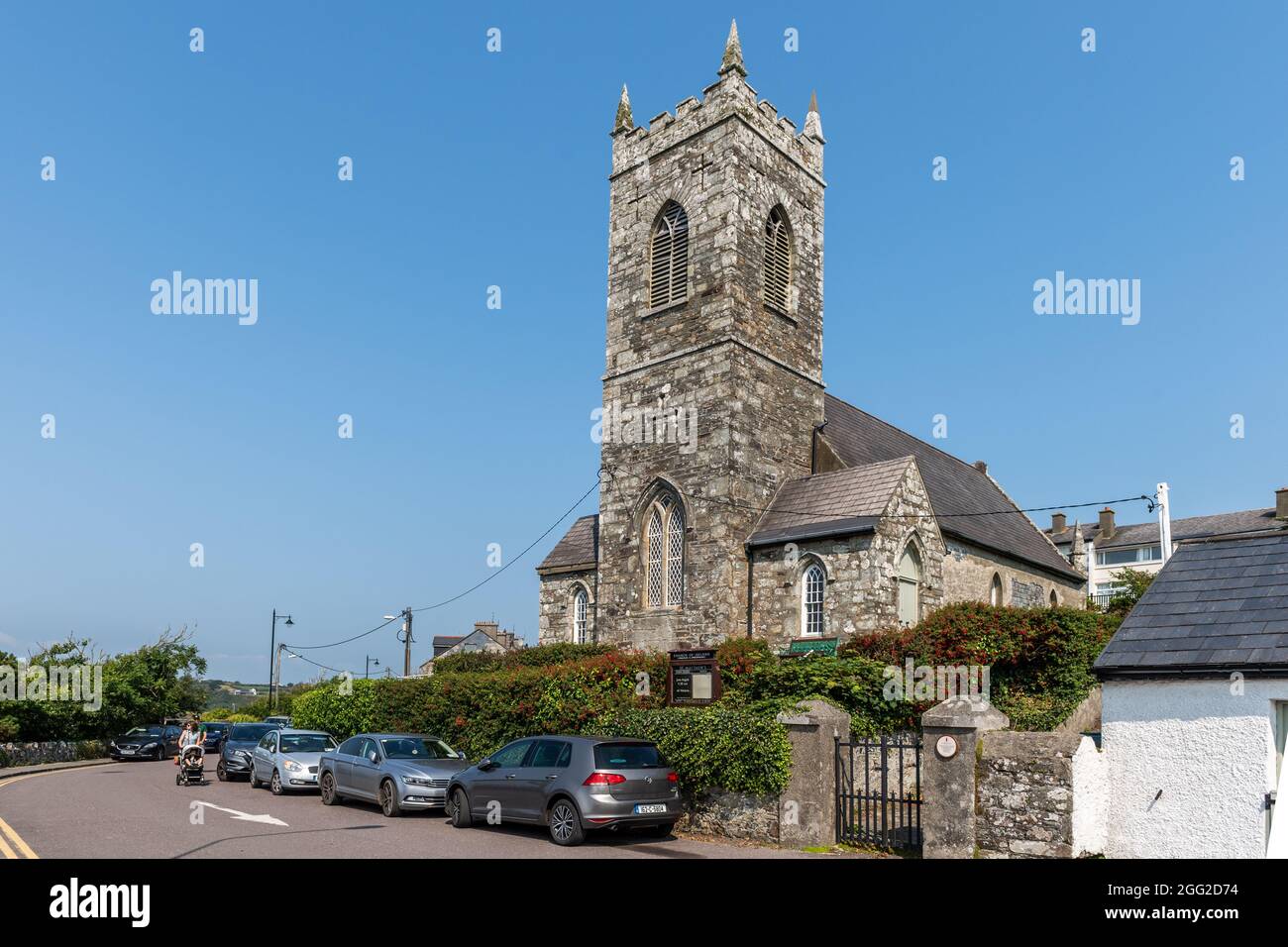 Eglise d'Irlande Saint Matthieu, Baltimore, West Cork, Irlande. Banque D'Images
