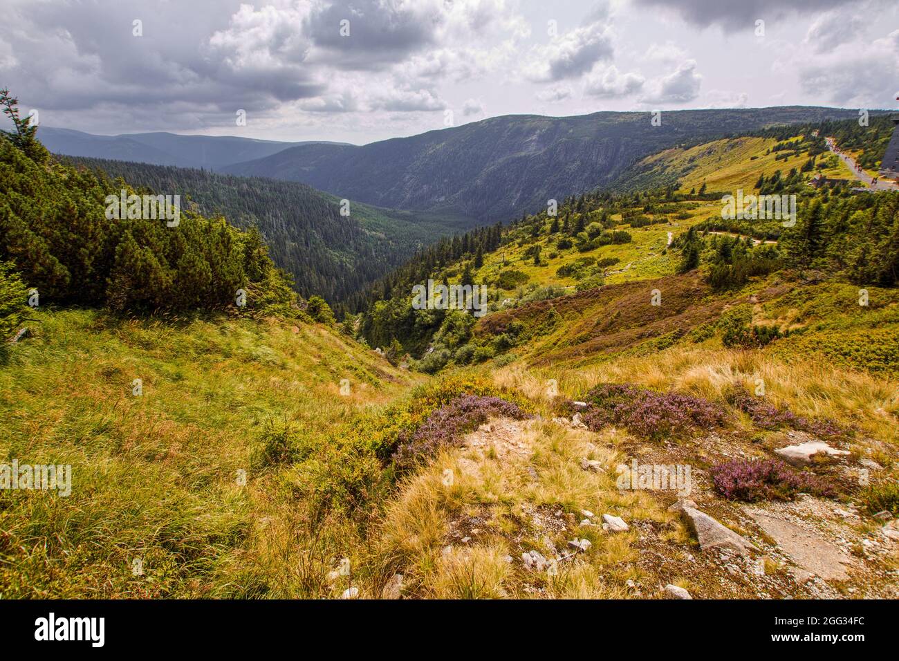 Spindleruv Mlyn, République Tchèque - Labska bouda. Banque D'Images