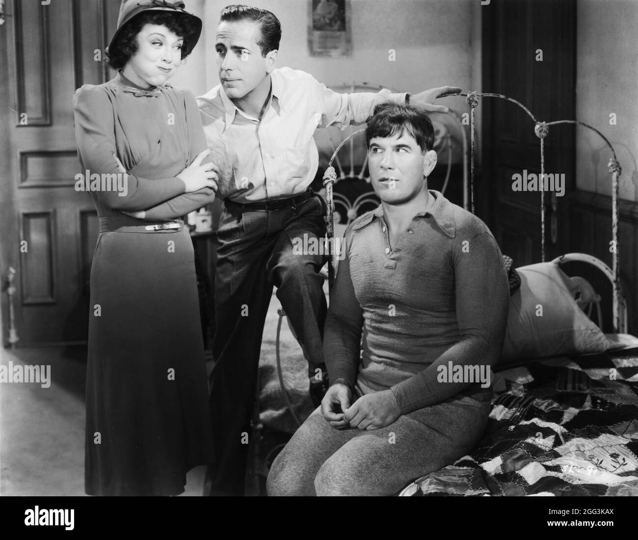 PENNY SINGLETON HUMPHREY BOGART et NAT PENDLETON en SWING VOTRE DAME 1938 réalisateur RAY ENRIGHT de jouer par Kenyon Nicholson Warner Bros. Banque D'Images