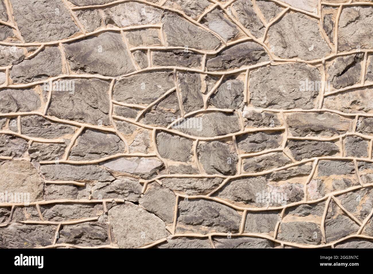 Texture du motif de mur en pierre Banque D'Images