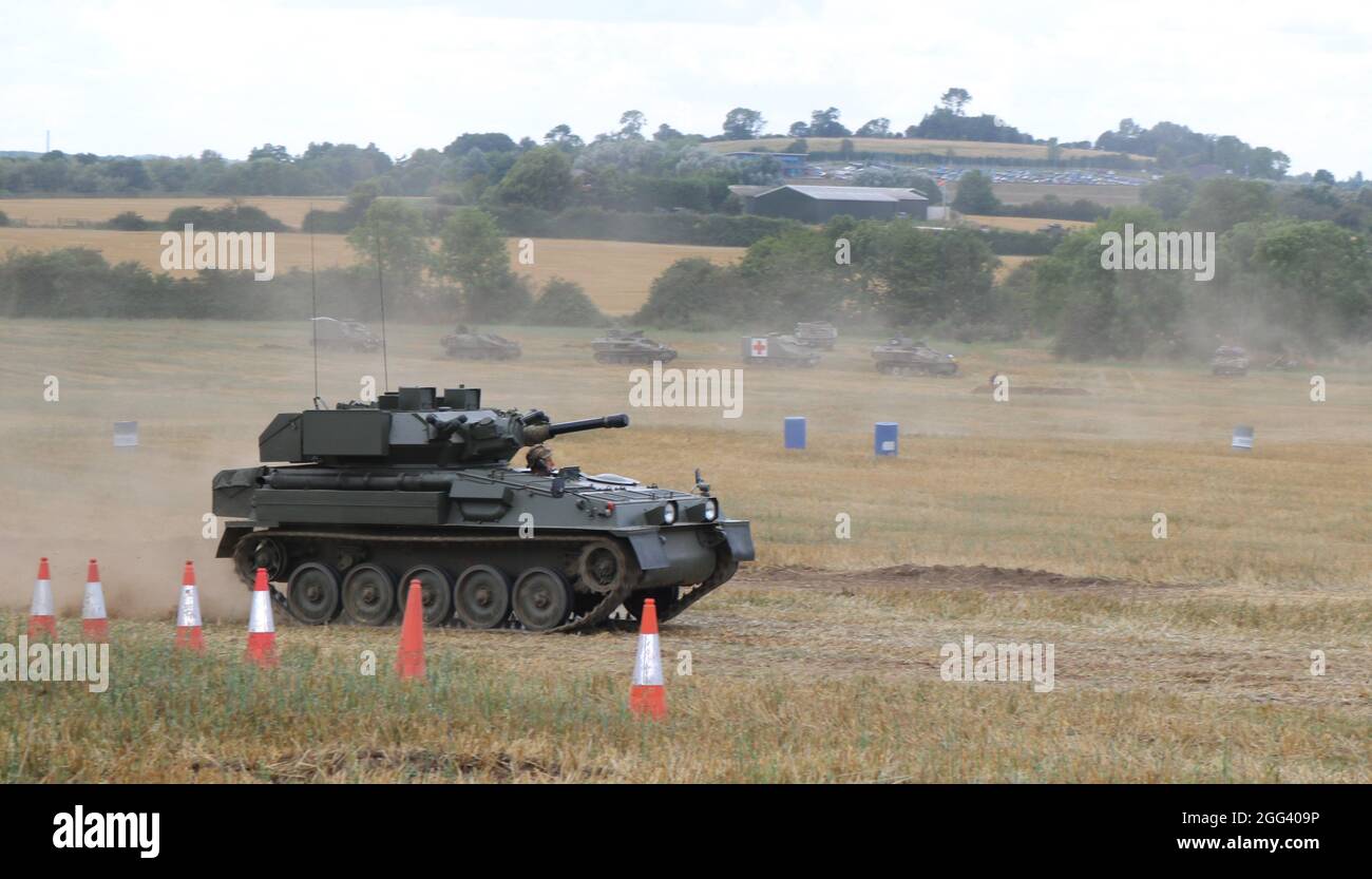 Tanks, Trucks and Firepower Show, Rugby, août 2021 - Tank Show. Banque D'Images