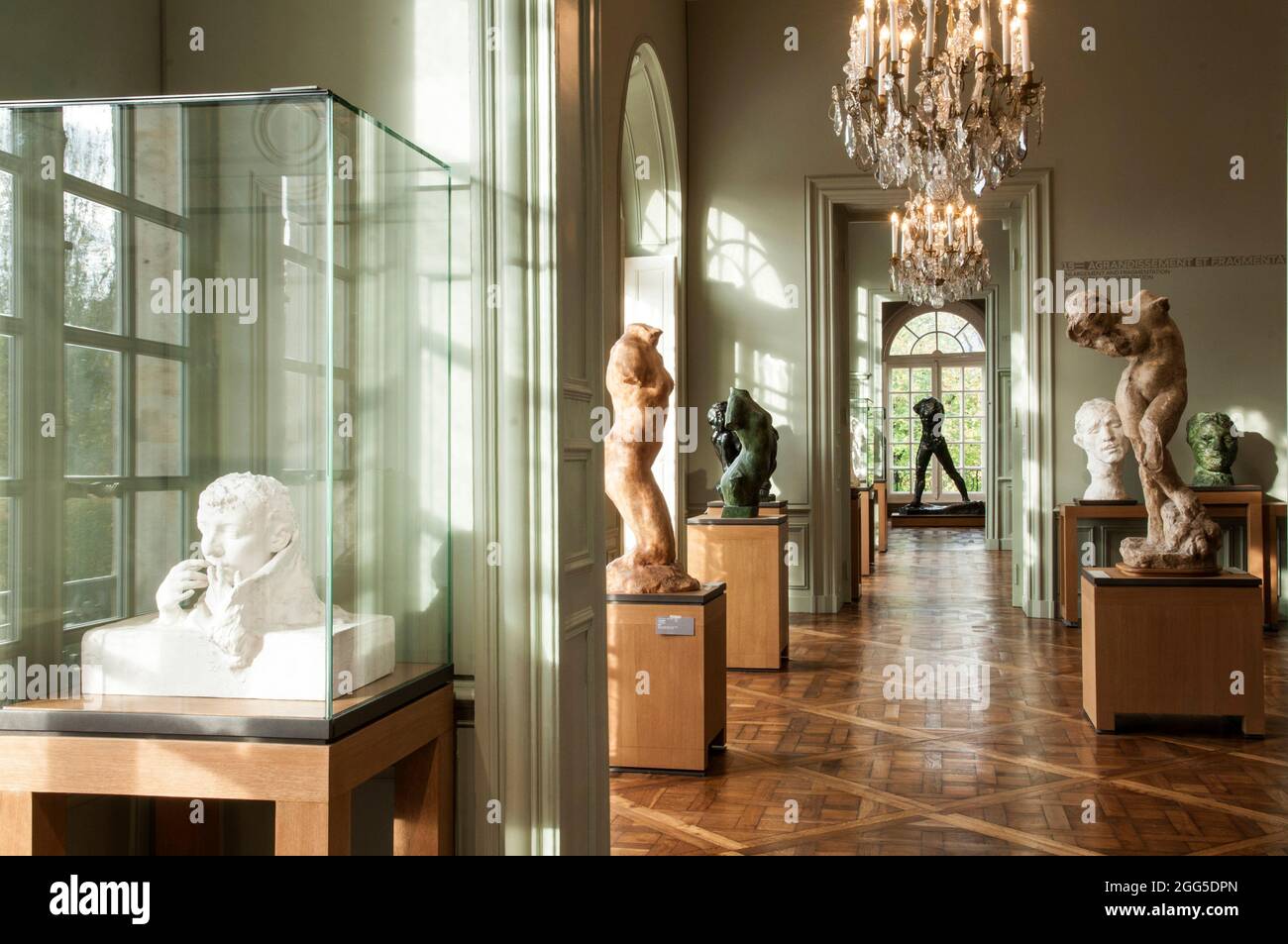 FRANCE. PARIS (7ÈME ARRONDISSEMENT). MUSÉE RODIN. SALLE DE L'ÉLARGISSEMENT ET DE LA FRAGMENTATION Banque D'Images