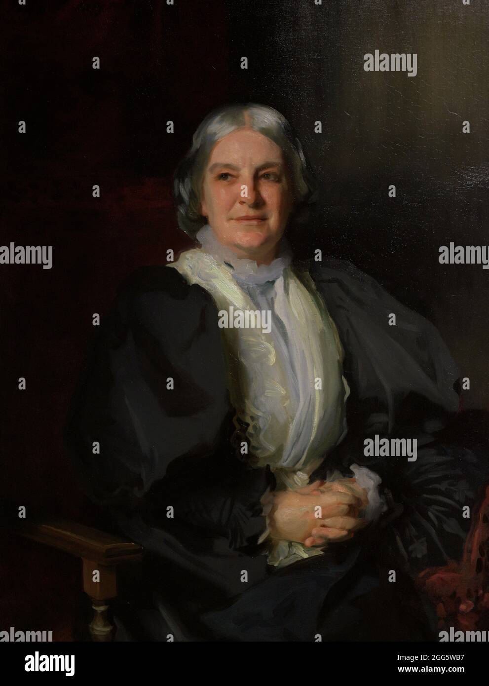 Ottavia Hill (1838-1912). Reformateur social anglais. Portrait de John Singer Sargent (1856-1925). Huile sur toile (102 x 82,2 cm), 1898. Galerie nationale de portraits. Londres, Angleterre, Royaume-Uni. Banque D'Images