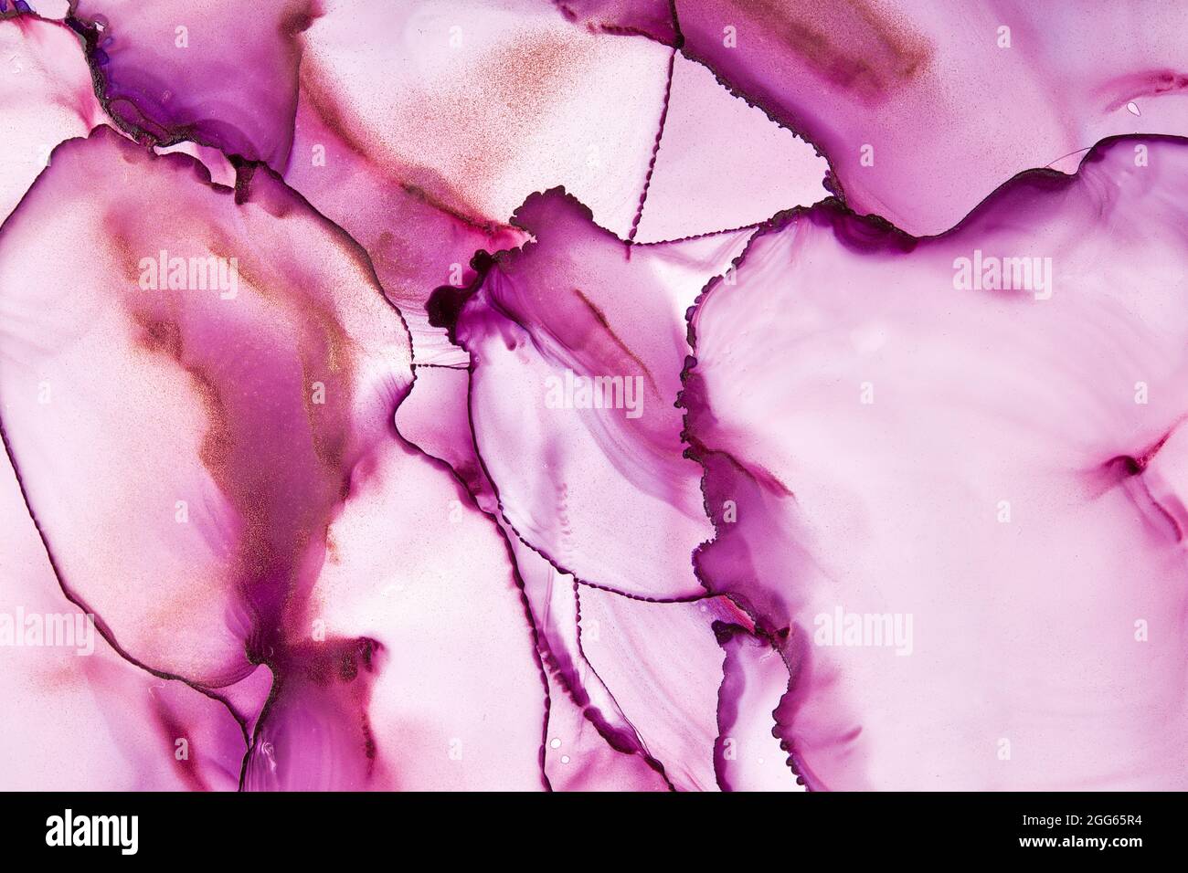 Arrière-plan abstrait. Dessin dans le style de l'encre d'alcool. Texture marbre liquide. Art moderne . Fluide Art. Gros plan de la peinture. Banque D'Images