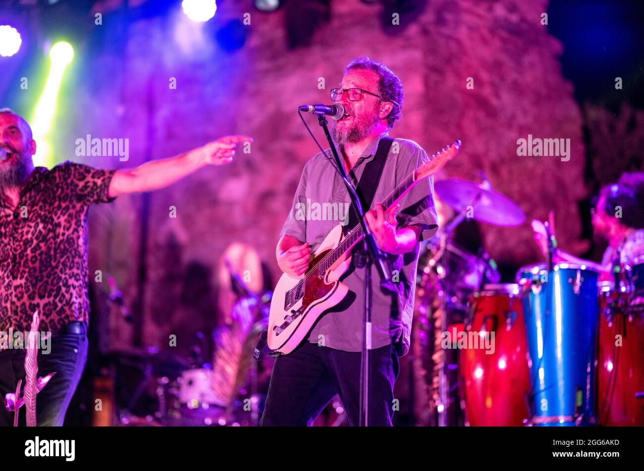 Almunecar, Espagne, 28 août 2021, Eskorzo - concert © ifnm press / Alamy Live News Banque D'Images