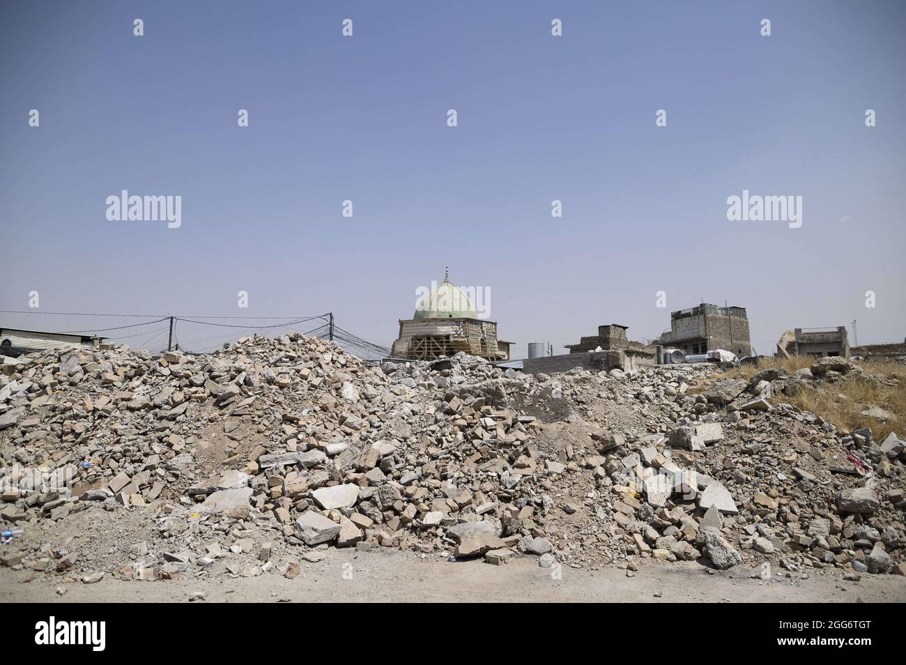 Illustration dans la deuxième ville irakienne de Mossoul, dans la province de Ninive, au nord du pays, le 29 août 2021. Photo par Eliot Blondt/ABACAPRESS.COM. Banque D'Images