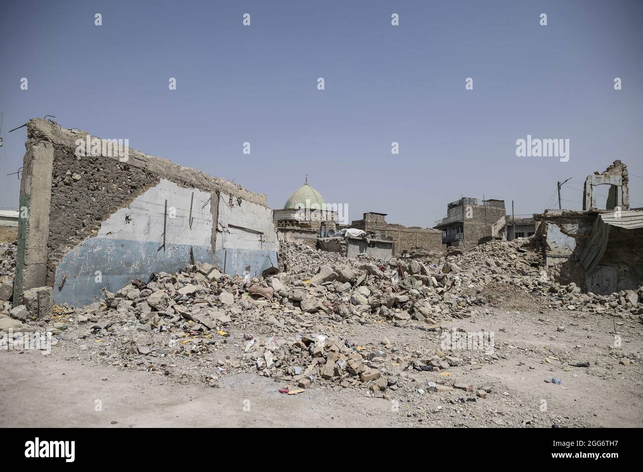 Illustration dans la deuxième ville irakienne de Mossoul, dans la province de Ninive, au nord du pays, le 29 août 2021. Photo par Eliot Blondt/ABACAPRESS.COM. Banque D'Images