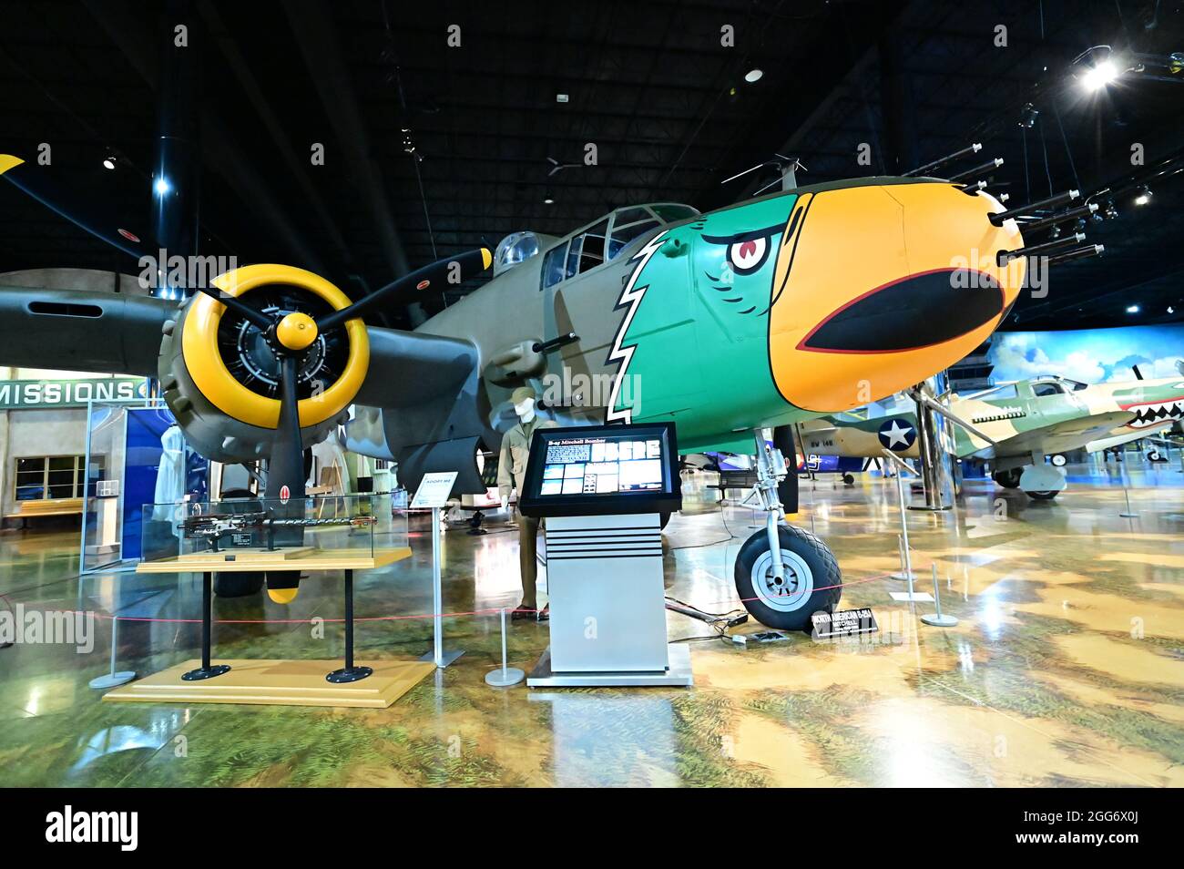 B-25 moteur double « Rosie's Reply », bombardier moyen. Banque D'Images