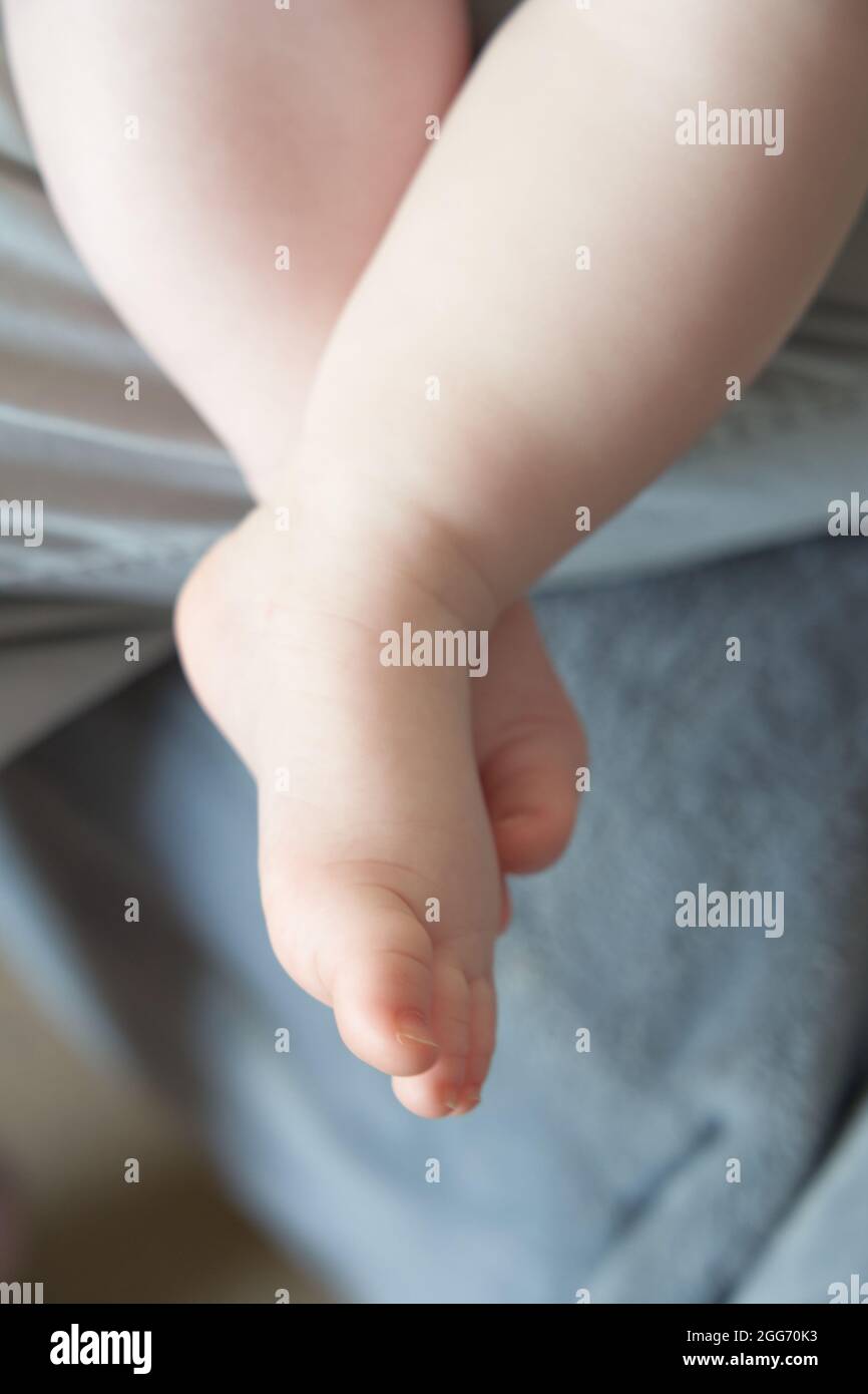 pieds de bébé Banque D'Images