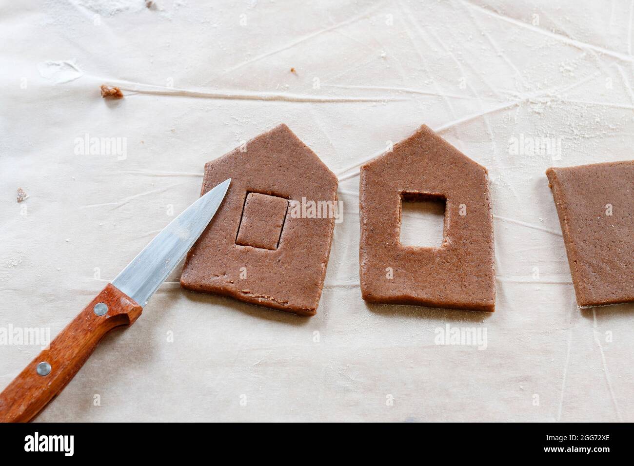 Comment faire maison de pain d'épice, étape par étape, tutoriel. La