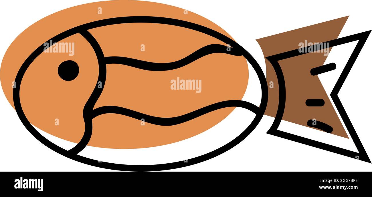 Poisson de mer, illustration d'icône, vecteur sur fond blanc Illustration de Vecteur