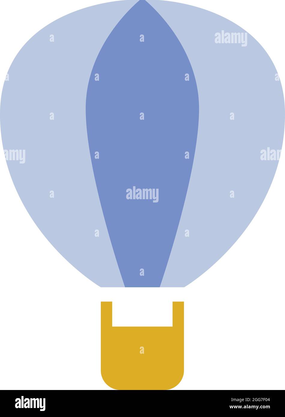 Ballon d'air violet, illustration d'icône, vecteur sur fond blanc Illustration de Vecteur