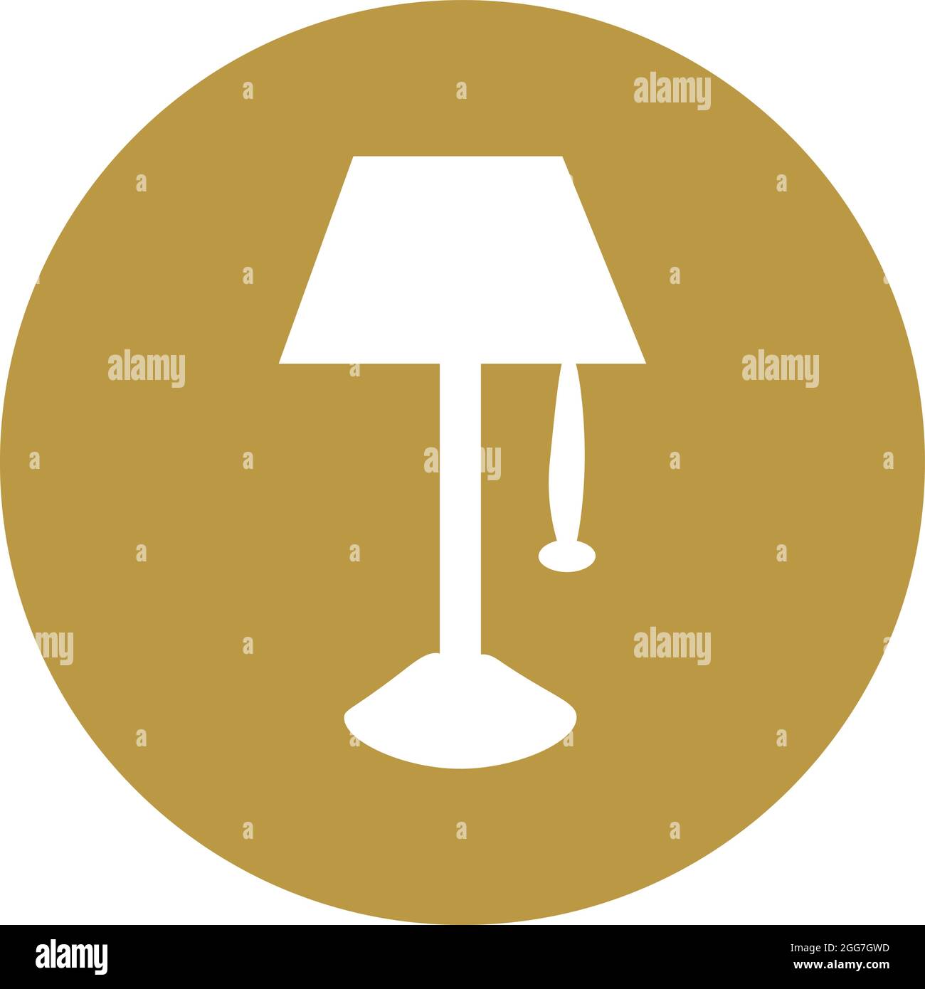 Lampe vintage, illustration d'icône, vecteur sur fond blanc Illustration de Vecteur