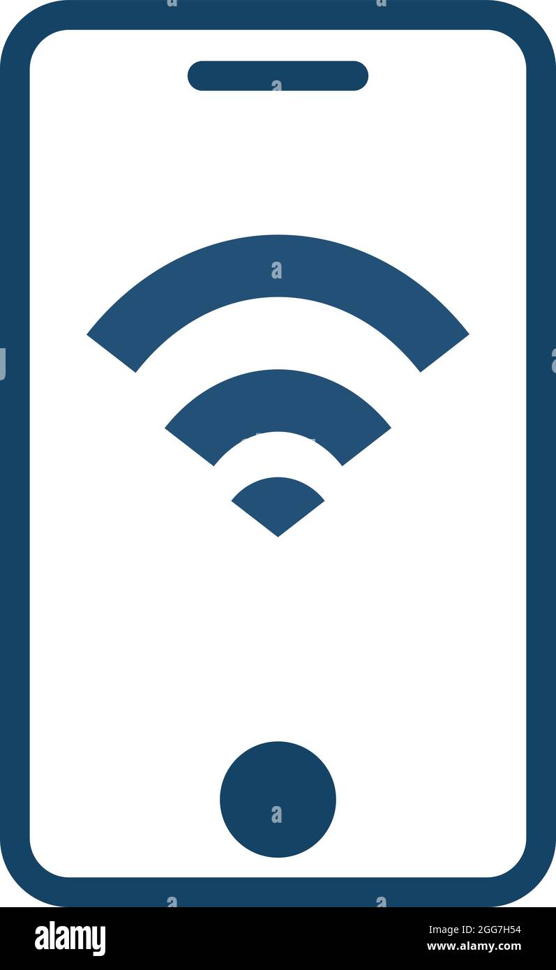 Bibliothèque wifi, illustration d'icône, vecteur sur fond blanc Illustration de Vecteur