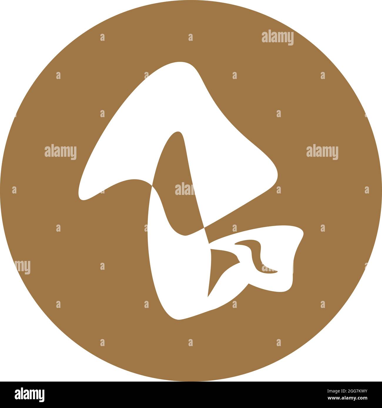 Champignon hérisson, illustration d'icône, vecteur sur fond blanc Illustration de Vecteur