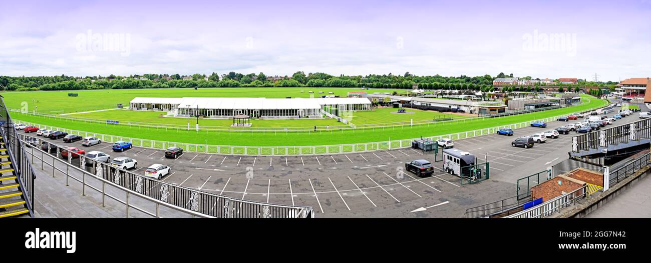 Le parcours de Chester en préparation pour la prochaine course Banque D'Images