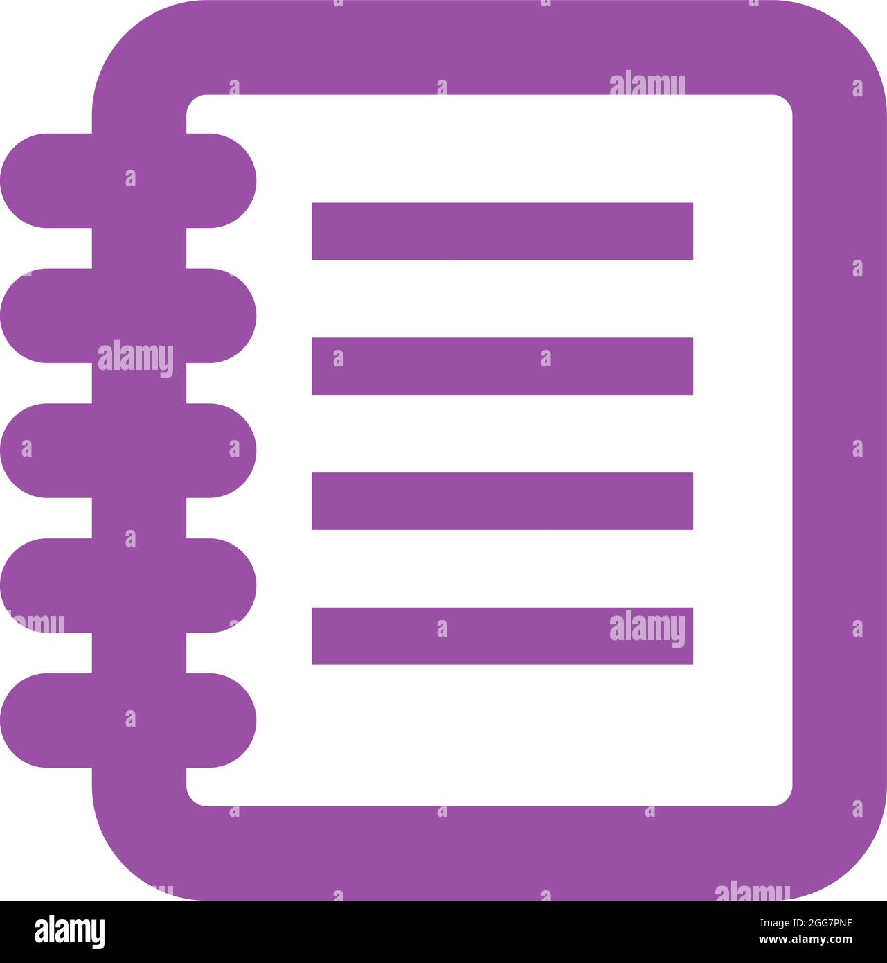 Ordinateur portable filaire violet, illustration d'icône, vecteur sur fond blanc Illustration de Vecteur