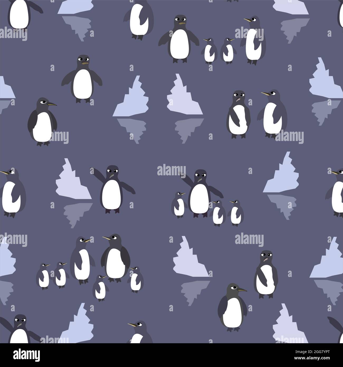 motif pingouins Illustration de Vecteur