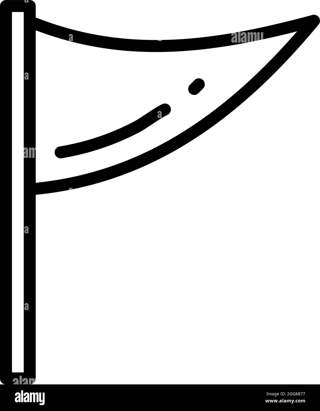 Drapeau triangulaire, illustration, vecteur sur fond blanc. Illustration de Vecteur