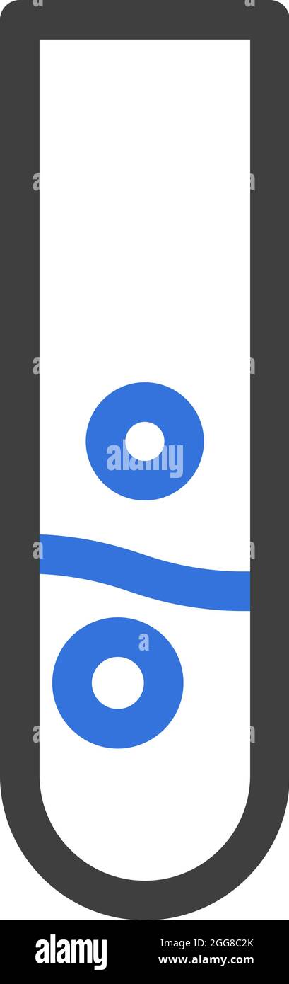 Epruvete chimique, illustration, vecteur sur fond blanc. Illustration de Vecteur