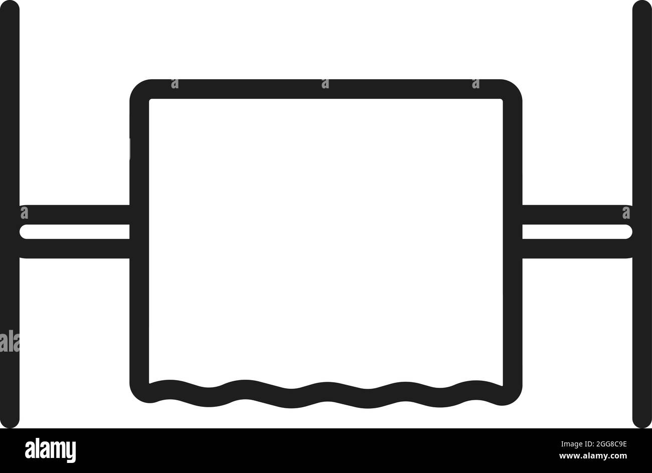 Porte du restaurant, illustration, vecteur sur fond blanc. Illustration de Vecteur