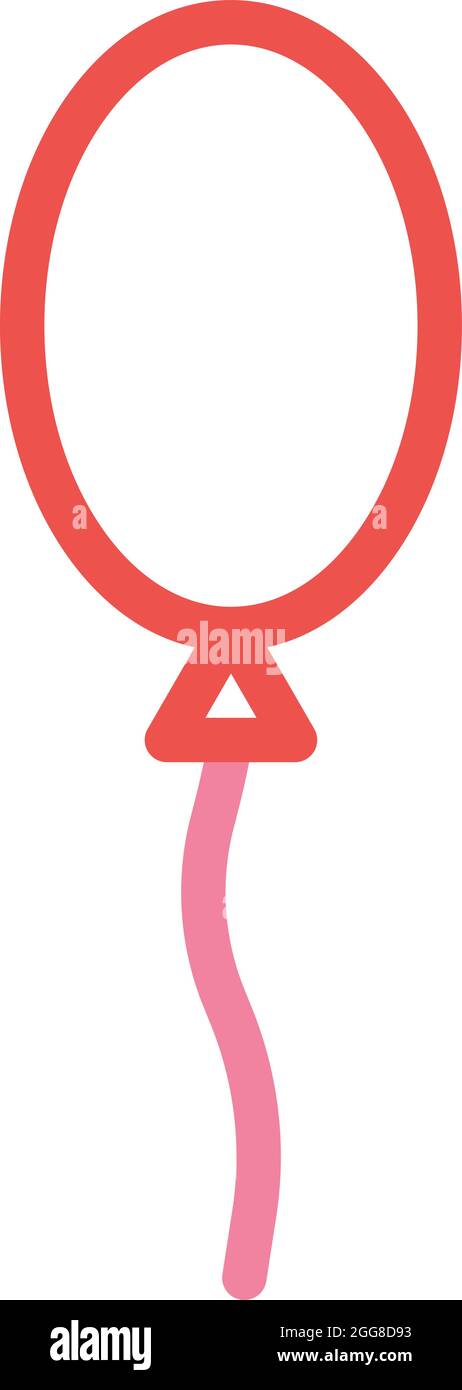 Bulle rouge, illustration, vecteur sur fond blanc. Illustration de Vecteur