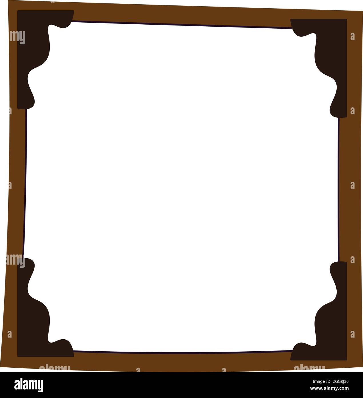 cadre en bois Banque D'Images