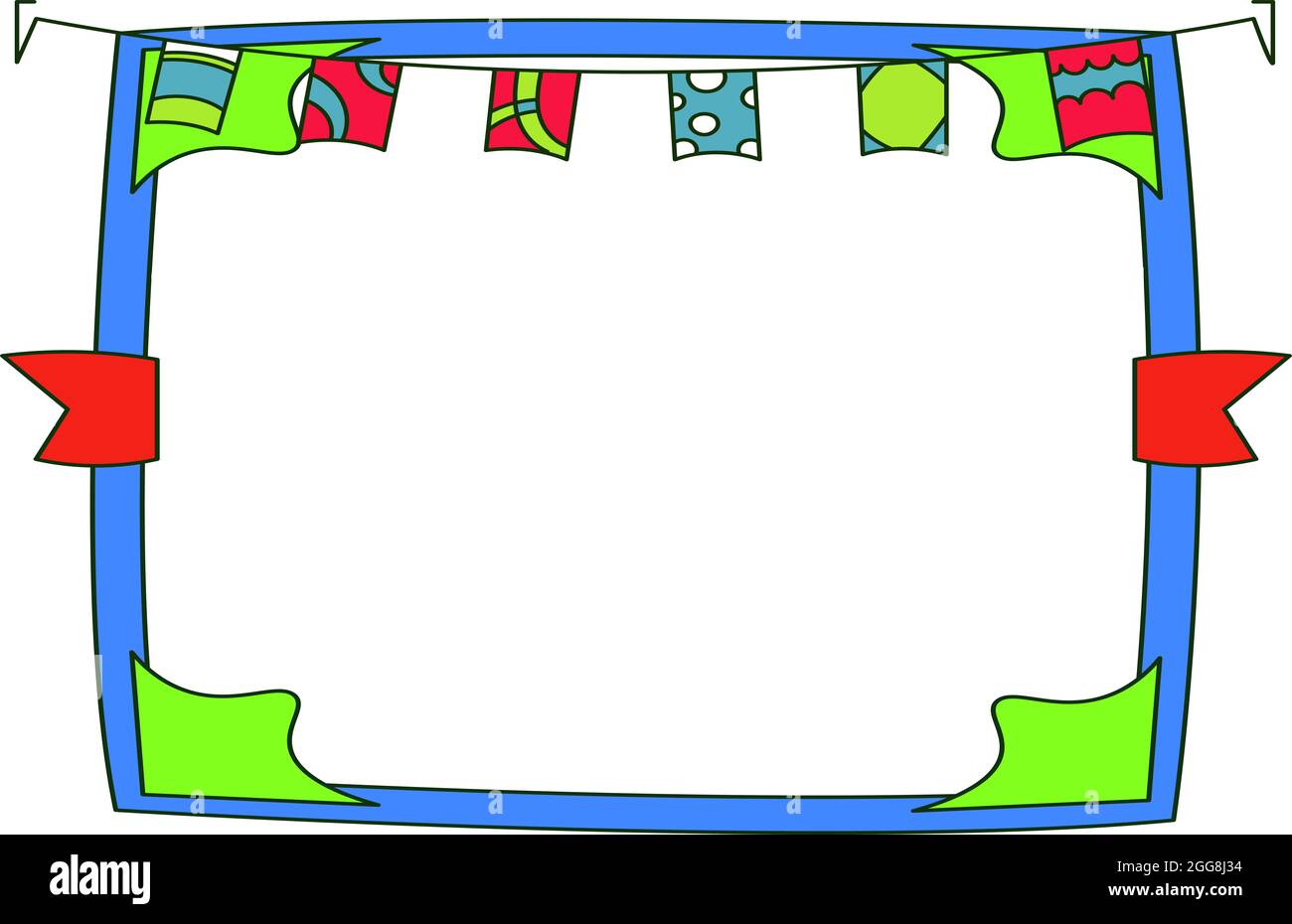 cadre en bois antique carré avec fond blanc, Banque D'Images