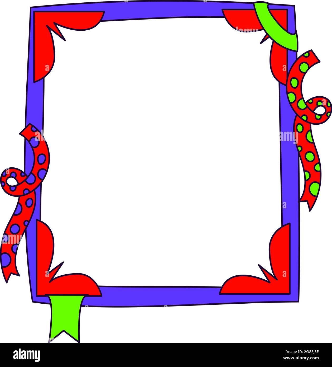 cadre en bois antique carré avec fond blanc, Banque D'Images