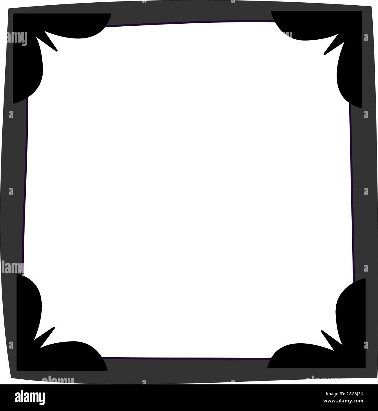 cadre de silhouette Banque D'Images