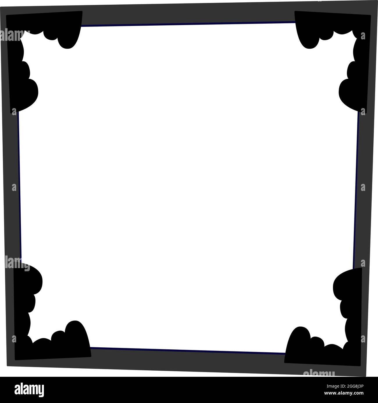 cadre de silhouette Banque D'Images