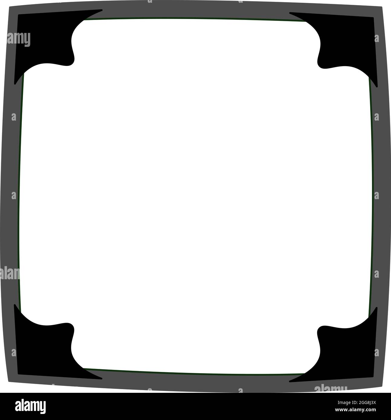 cadre de silhouette Banque D'Images